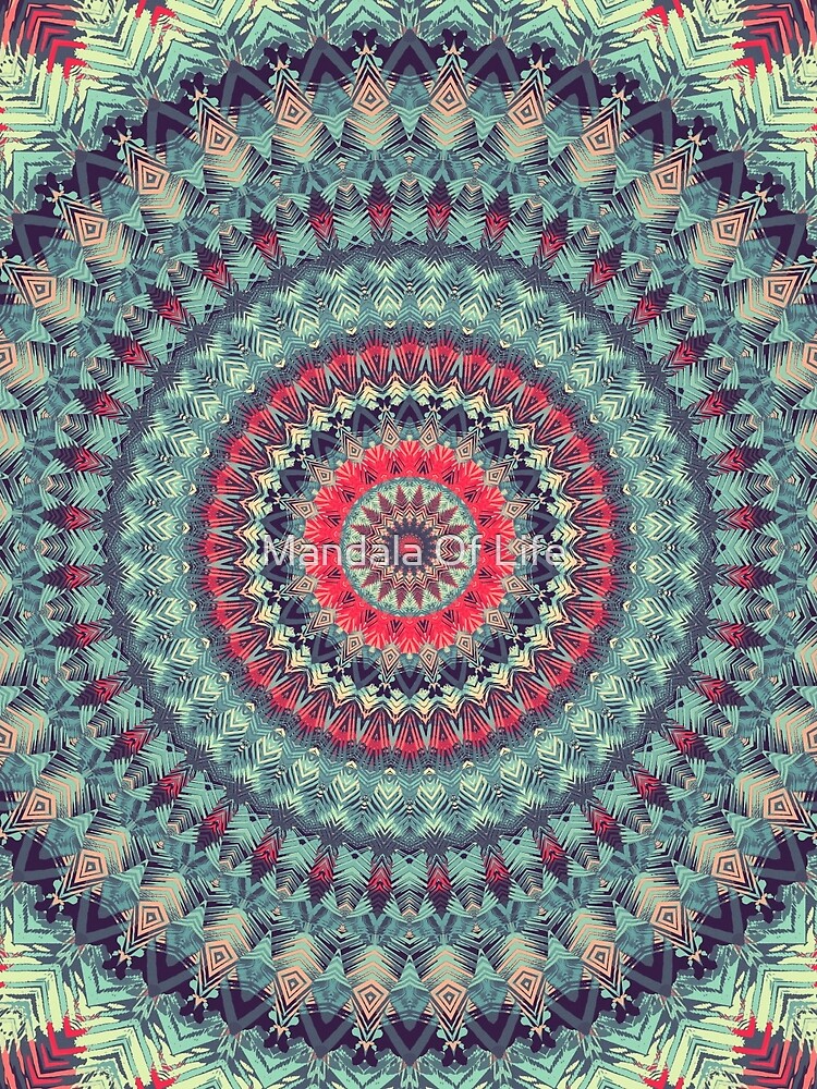 Thumbnail 3 of 3, Scarf, Mandala 067 designed and sold by PatternsofLife.