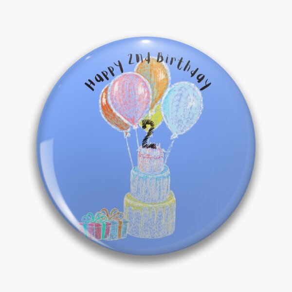 Item preview, Happy 2nd Birthday designed and sold by MaxnGeorge.