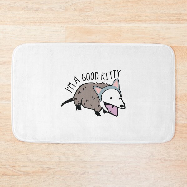 Item preview, I'm A Good Kitty Funny Opossum and Cat Pun designed and sold by Scratches Tees.