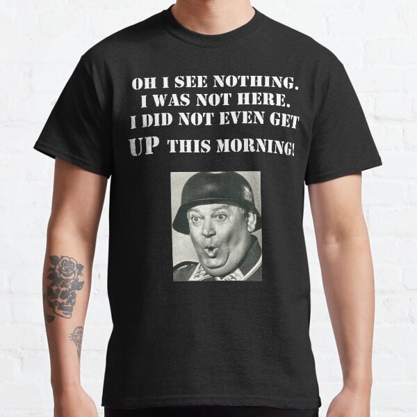 sgt schultz t shirt