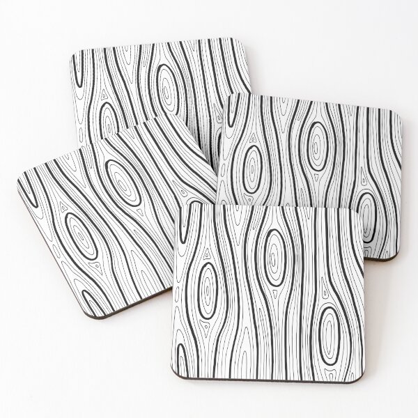 Item preview, Wood black white structure pattern natural designed and sold by hendeJens.