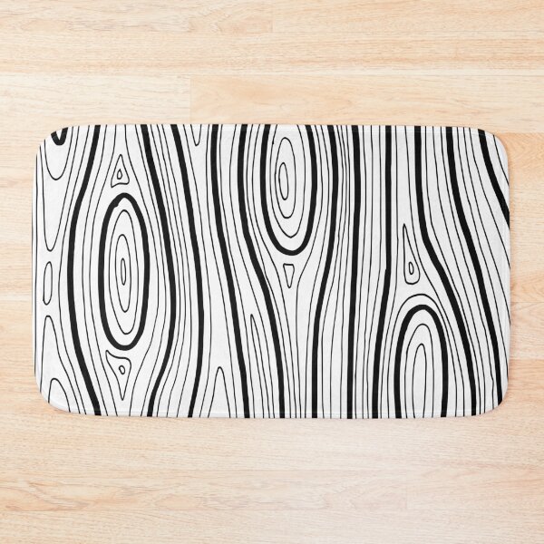 Item preview, Wood black white structure pattern natural designed and sold by hendeJens.