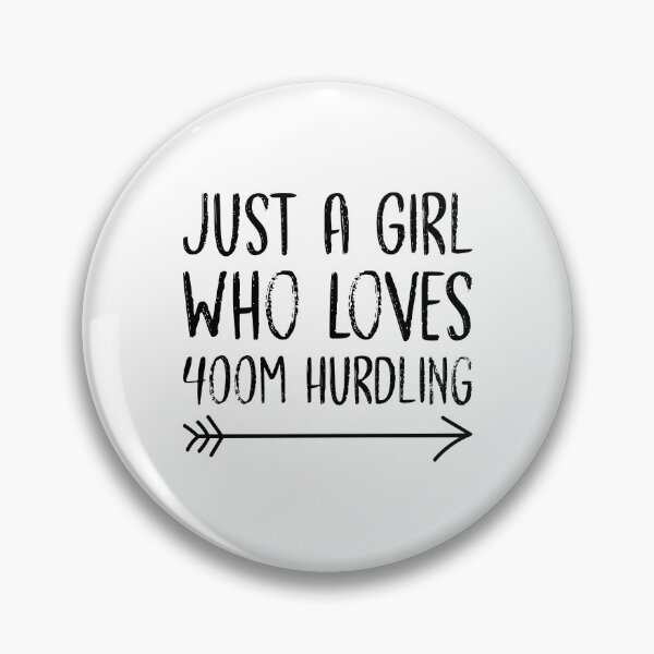 Item preview, 400m Hurdle Track Runner Funny Hurdling Girl Saying designed and sold by Scratches Tees.