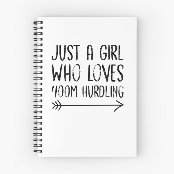 Item preview, 400m Hurdle Track Runner Funny Hurdling Girl Saying designed and sold by Scratches Tees.