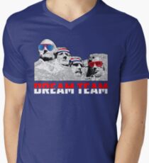 Mount Rushmore Dream Team Men's V-Neck T-Shirt