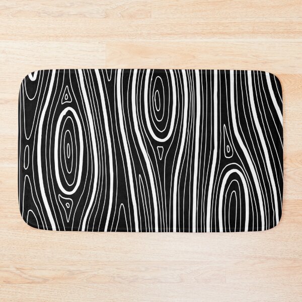 Item preview, Wood black white structure pattern natural designed and sold by hendeJens.