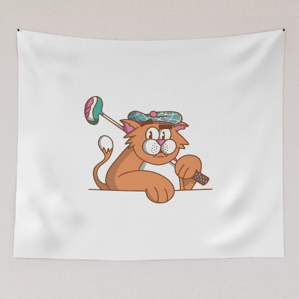 Item preview, Golfer cat designed and sold by DerSenat.