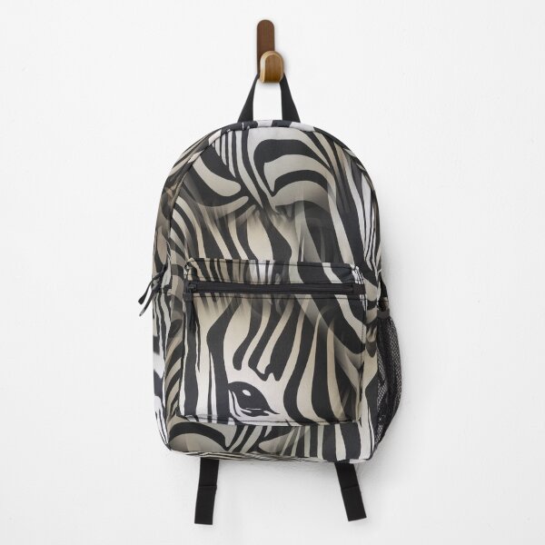 Item preview, Black - White Silhouette Zebra repeat design designed and sold by NadineMay.