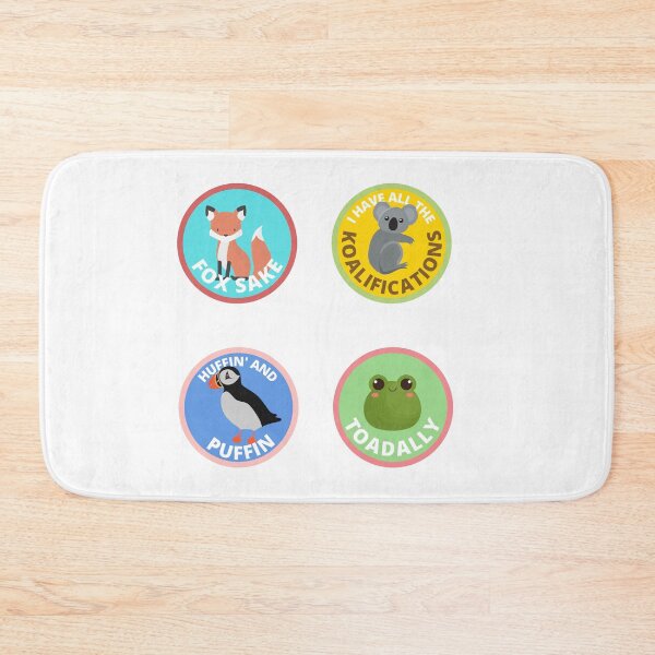 Item preview, Animal Pun Pack Fox Koala Puffin Toad designed and sold by ToastyBopShop.