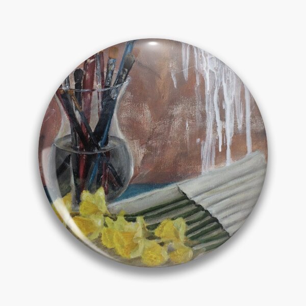 Item preview, Still life with daffodils designed and sold by Timi Kolozsi.