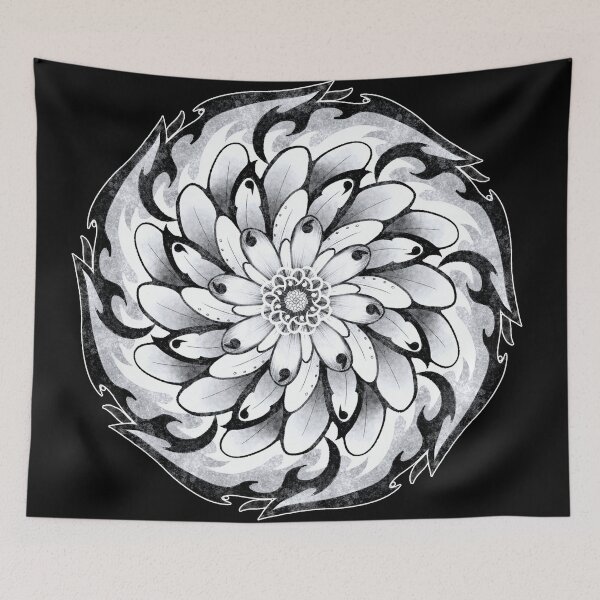 Item preview, Black Sun Mandala designed and sold by SynCollective.