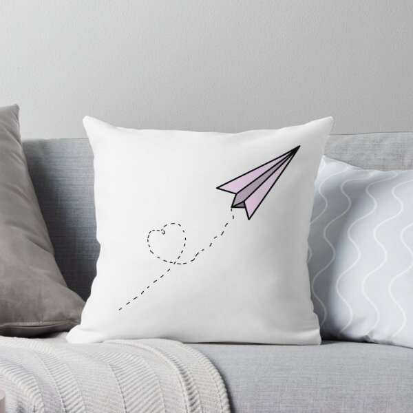 Item preview, Simple Flying Paper airplane heart-pink designed and sold by Holly-Pops.