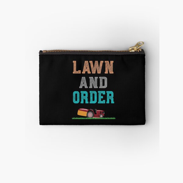 Item preview, Lawn and Order Funny Lawn Mowing Yard designed and sold by TheaDesign.