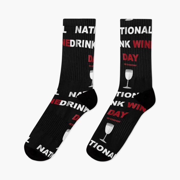 Item preview, Funny National Drink Wine Day Or Everyday designed and sold by LorineWei.