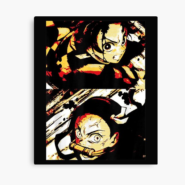 Animal Demon Slayer Anime Tanjiro Kamado Wood Print by Anime-Video Game -  Pixels