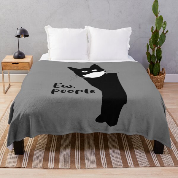 Item preview, Black Cat Ew People designed and sold by teemenia.