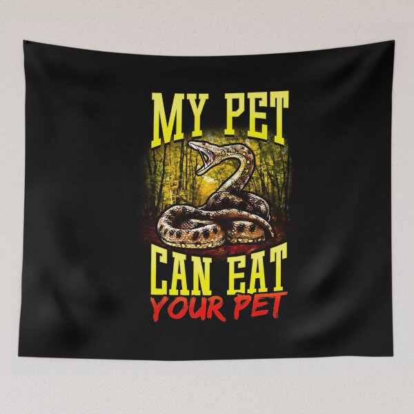 Item preview, Funny Snake Sweatshirt My Pet Can Eat Your Pet Python designed and sold by LorineWei.