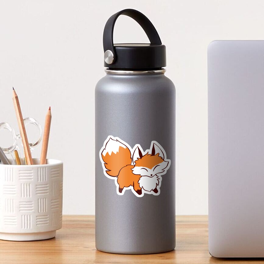 Fluffy Fox Sticker
