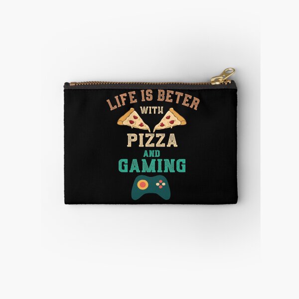 Item preview, Life Is Better With Pizza And Gaming Funny Game Lover  designed and sold by TheaDesign.