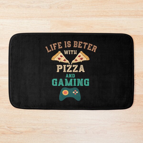 Item preview, Life Is Better With Pizza And Gaming Funny Game Lover  designed and sold by TheaDesign.