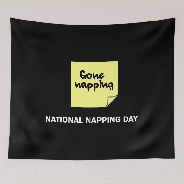 Item preview, Gone Napping - National Napping Day  designed and sold by LorineWei.