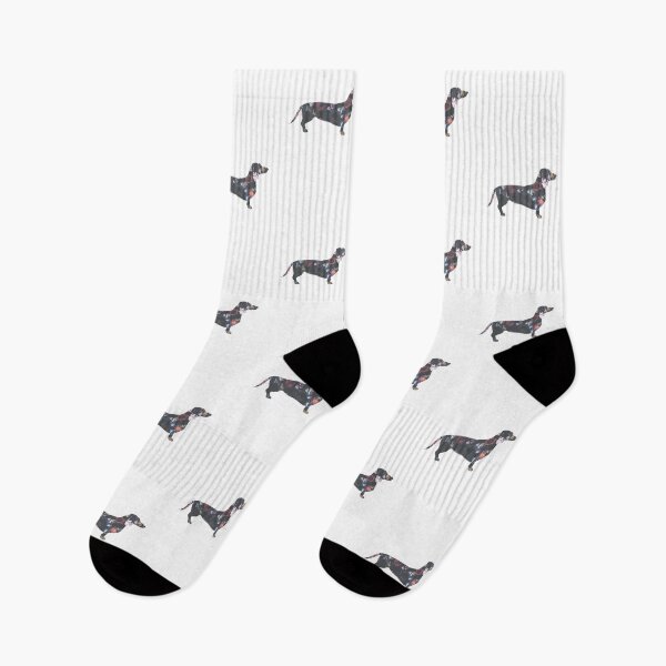 Item preview, Floral Dachshund design designed and sold by SJAPhoto.