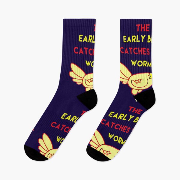 Item preview, The Early Bird Catches The Worm Cockerel designed and sold by DesignsofNote.