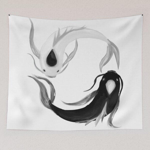 Item preview, Yin Yang fish Koi Yin and yang Drawing designed and sold by ImManisLa.