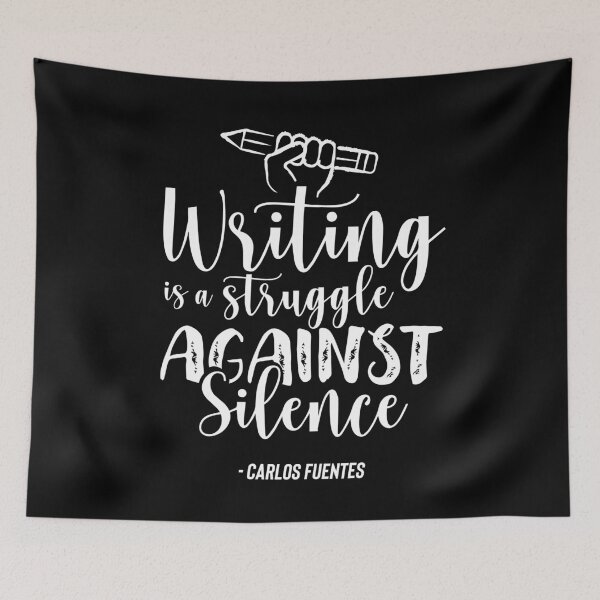 Item preview, Writing Is A Struggle Against Silence designed and sold by Neurodivergent Gals.