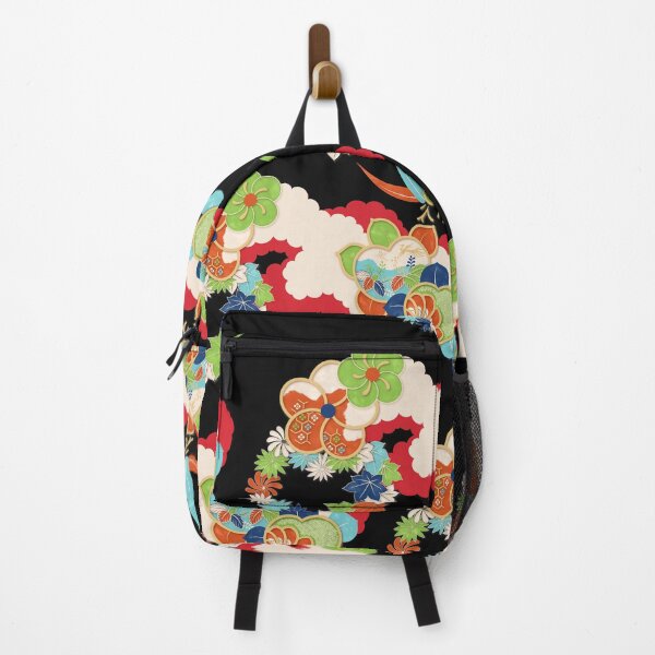 Item preview, 美しい日本 Beautiful Japan - a kimono inspired pattern with graphic, bold colors highlighting the beauty of Japanese traditional art designed and sold by SamInJapan.
