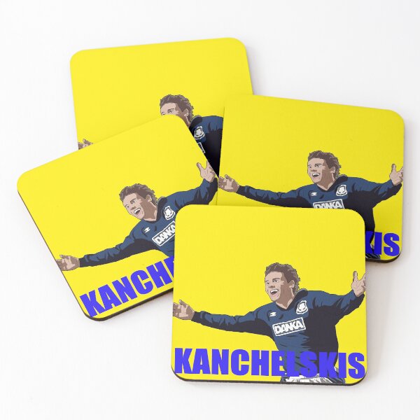 Item preview, Andrei Kanchelskis Everton digital portrait designed and sold by TheSportsDraw.