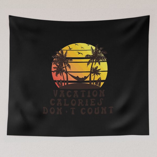 Item preview, Vacation calories don't count - Fun travel tees. designed and sold by PrintPress.