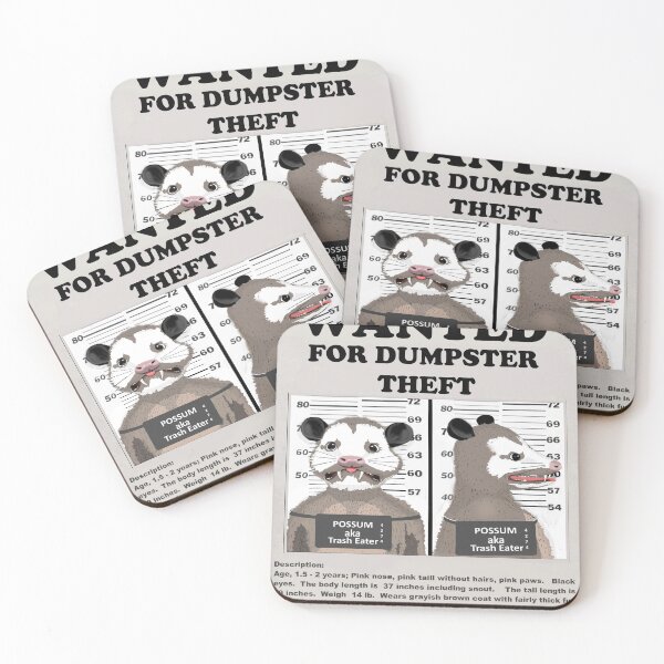 Item preview, Possum Opossum a.k.a Trash Eater Wanted designed and sold by saf-saf.