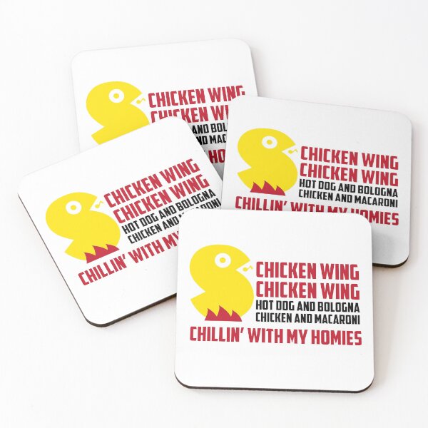 Item preview, Chicken wing Chicken wing Hot dog and bologna Chicken and macaroni Chillin’ with my homies song KFC designed and sold by kirillpanteleev.