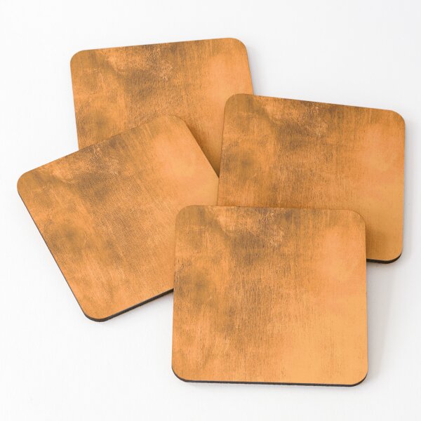 Item preview, Wood print in apricot color designed and sold by fowons.