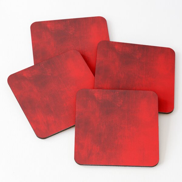 Item preview, Wood print in vibrant red designed and sold by fowons.