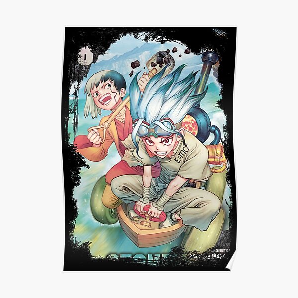 4k Dr Stone Stone Wars Senku Ishigami Poster By Otakuparadise11 Redbubble