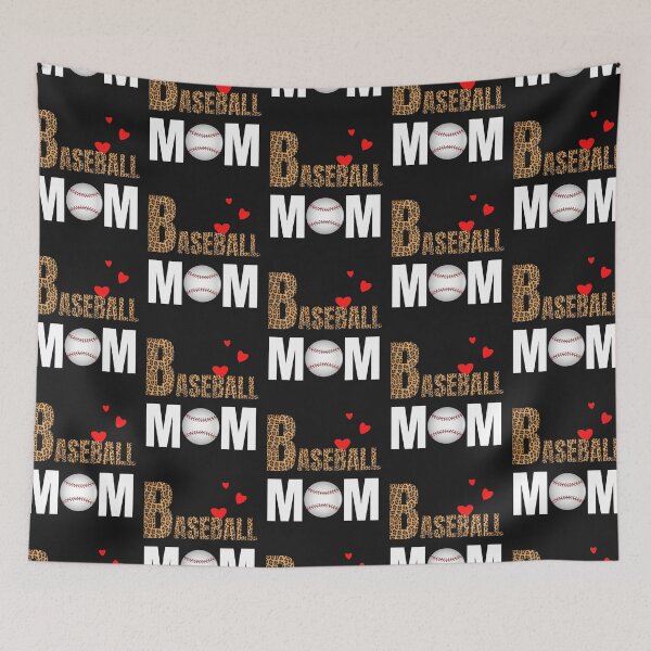 Item preview, BASEBALL MOM, LEOPARD BASEBALL MOM designed and sold by R B Chrystal.