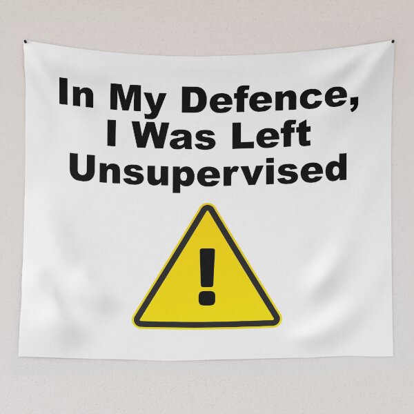 Item preview, in my defence, I was left unsupervised designed and sold by PebblesPrint.