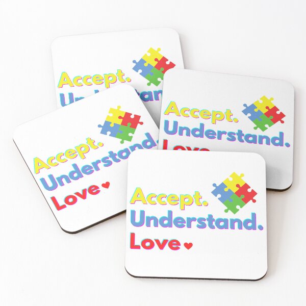 Item preview, Accept Understand Love - Autism Awareness Design designed and sold by RandomDel.