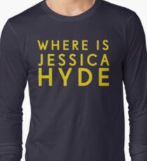'Where is Jessica Hyde' from Channel 4's Utopia Long Sleeve T-Shirt
