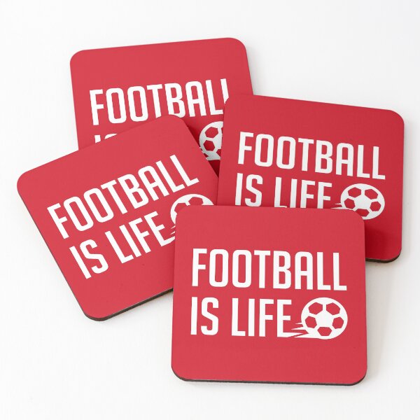Item preview, Football Is Life (Red BG) designed and sold by FilipeFerreira.