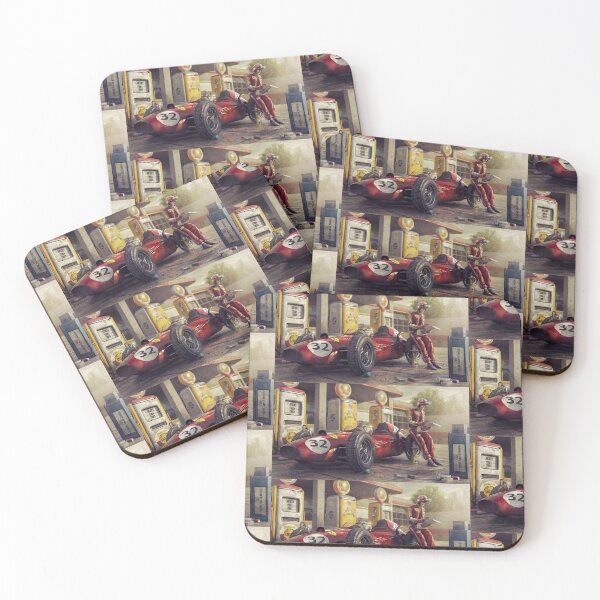 Item preview, Ferrari f1 driver at service station designed and sold by XpectLudo.