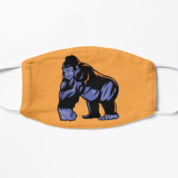 Gorilla Cartoon Face Masks Redbubble - roblox gorilla hat