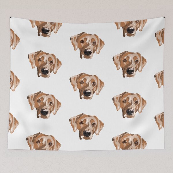 Item preview, Labrador Retriever bright dog breed dog portrait beige designed and sold by MyArtistry.