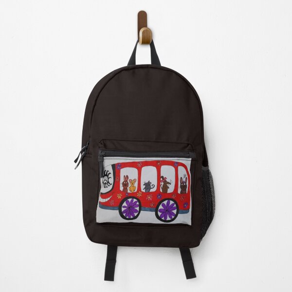 Item preview, Cute animal school bus designed and sold by beckiwragg.