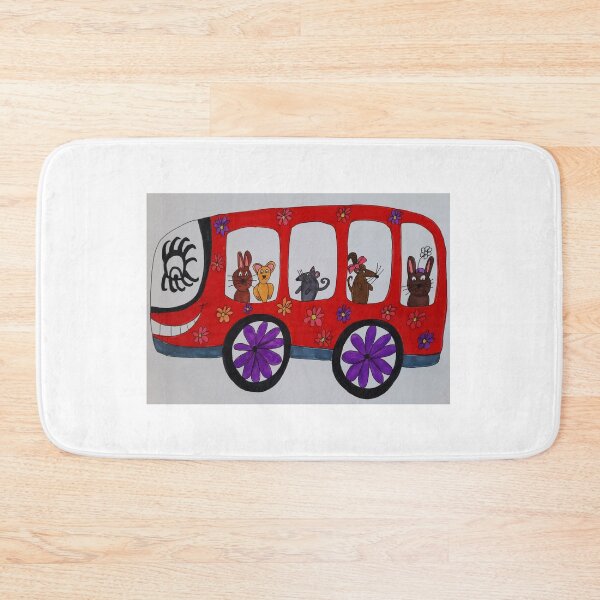 Item preview, Cute animal school bus designed and sold by beckiwragg.