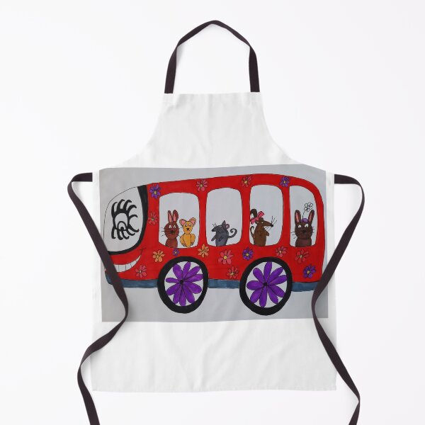Item preview, Cute animal school bus designed and sold by beckiwragg.