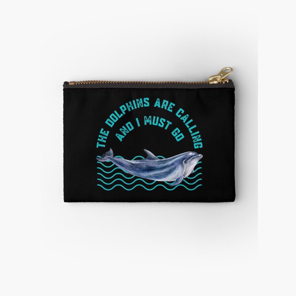 Item preview, The Dolphins Are Calling and I Must Go Dolphin Lovers Gift designed and sold by Nathalie Aynié.