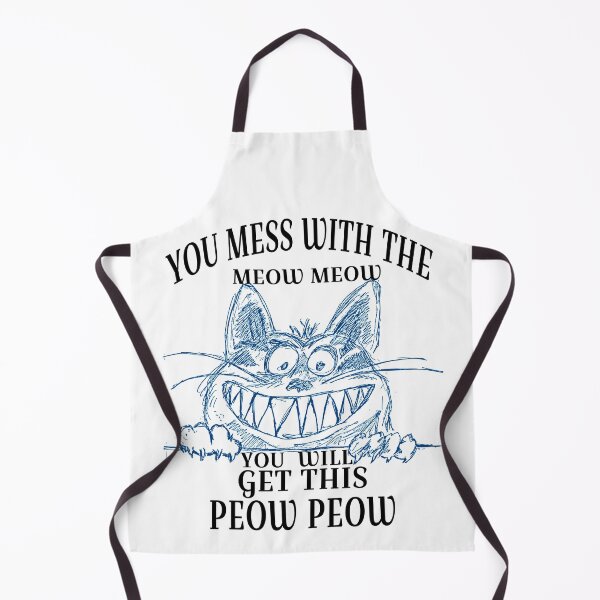 Item preview, You Mess With The Meow Meow You Get This Peow Peow designed and sold by Gamers Hub.